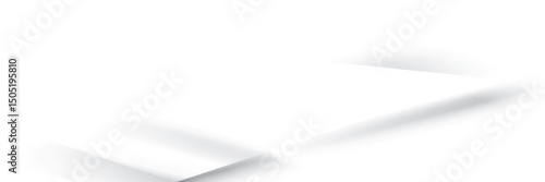 Wallpaper Mural Abstract white and gray color, modern design stripes background with geometric shape. Vector illustration. Torontodigital.ca