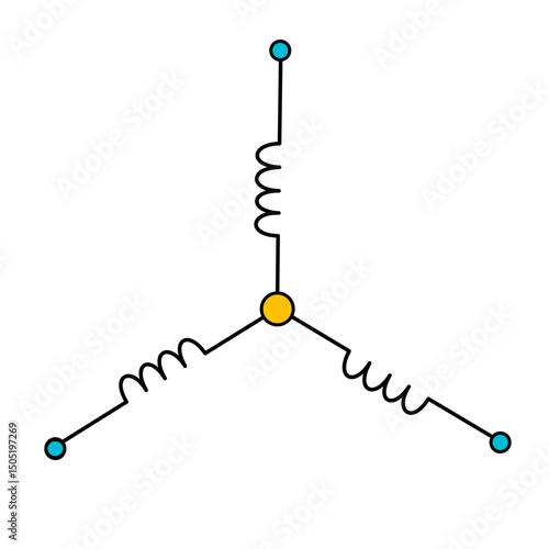 Star Connection Inductor Circuit Diagram