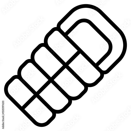 Sleeping Bag  Icon Element For Design