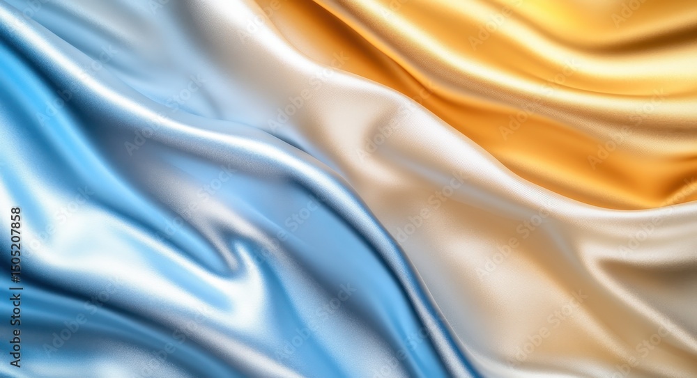 Obraz premium Pearl Paper. Polished Metallic Background in Gradient Colors with Copy Space for Business Concept