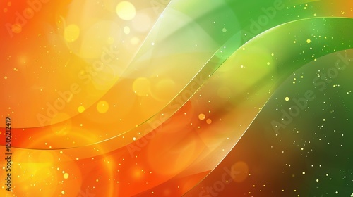 Republic Day Flyer Background: Ink Rhythms Convey Grand Narratives, Spreading a Visual Manifesto of the Blending of Fiery Passion and Celebratory Splendor