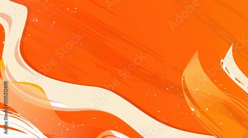 Republic Day Flyer Background: Ink Rhythms Convey Grand Narratives, Spreading a Visual Manifesto of the Blending of Fiery Passion and Celebratory Splendor