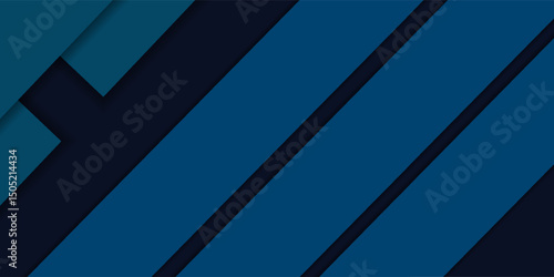 Blue background vector overlapping on dark space for background design. vector illustration