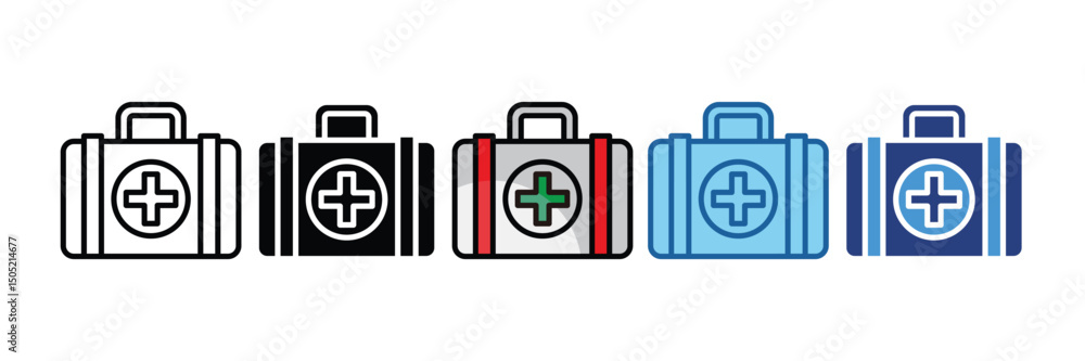 Obraz premium First Aid Kit Icon Element For Design