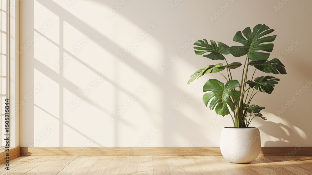 Fototapeta premium interior of a room, Minimalist vibes, maximalist peace.