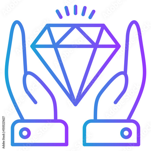 Value gradient color icon