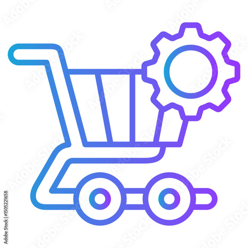 Procurement gradient color icon