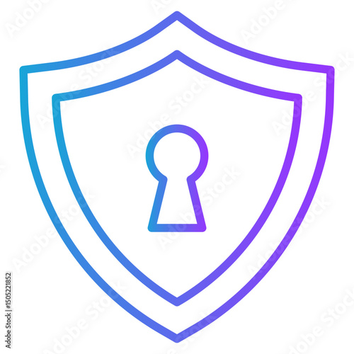 Permission gradient color icon