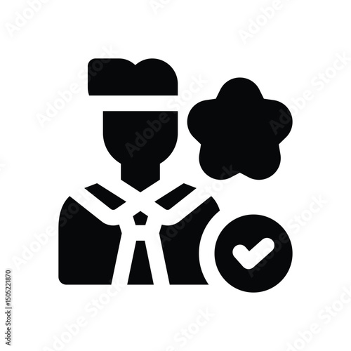 professional glyph icon. Strong and solid vector icon for websites, mobile interfaces, presentations, and visual branding. High quality and easy to edit.