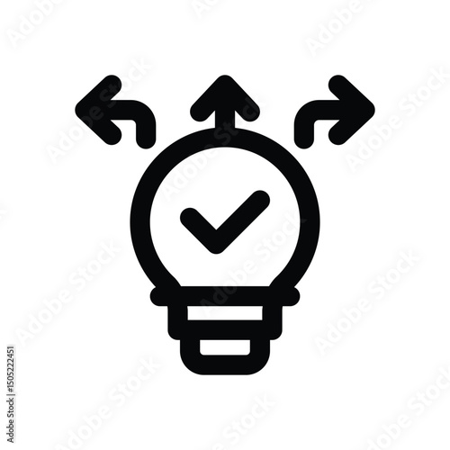 ability line icon. Clean and minimalist vector icon for websites, mobile apps, presentations, and logos. Fully scalable and customizable for any project.