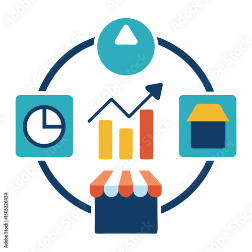 Product-Market Fit Visual – Startup Success, Market Validation & Customer Satisfaction Concept
