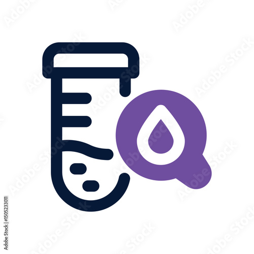 blood test duotone icon. Sleek and modern vector icon for websites, mobile apps, marketing materials, and corporate design. Fully scalable and ready to use.