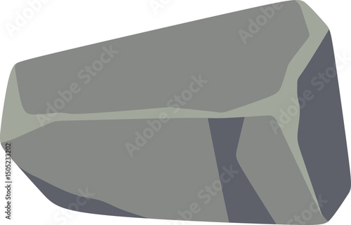 Rock Stones Illustration Flat