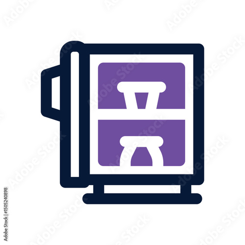 refrigeration duotone icon. Sleek and modern vector icon for websites, mobile apps, marketing materials, and corporate design. Fully scalable and ready to use.