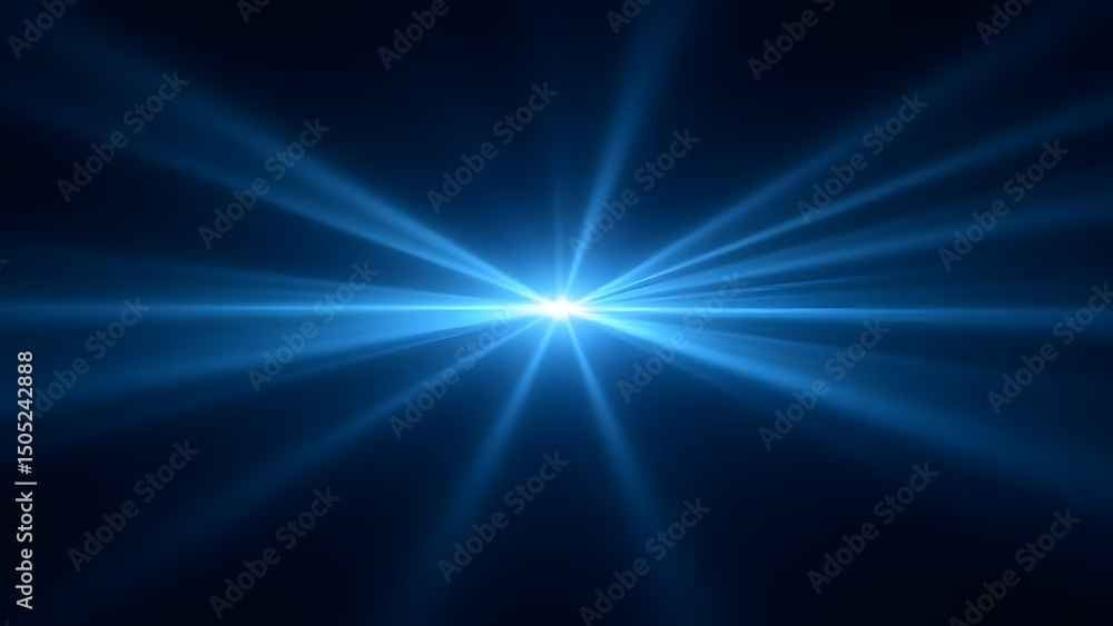 Fototapeta premium blue abstract background , Blue_beams_intersect
