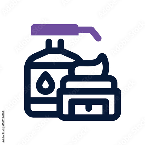skincare duotone icon. Sleek and modern vector icon for websites, mobile apps, marketing materials, and corporate design. Fully scalable and ready to use.