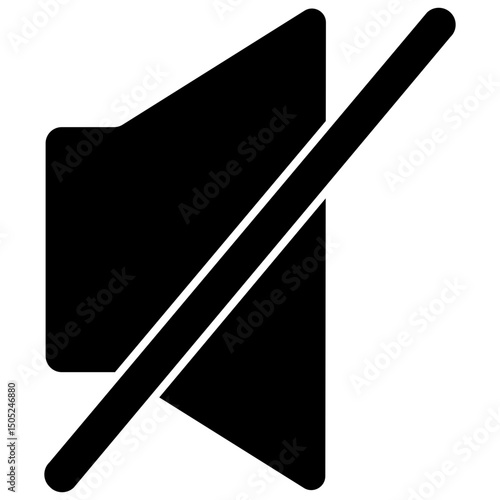 Mute Audio Volume Control Icon