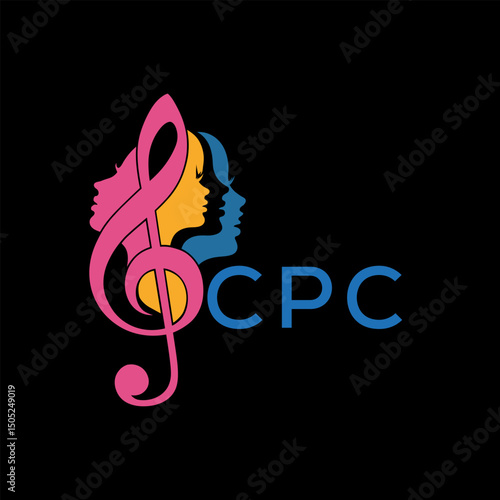 CPC letter logo. CPC blue image on white background. CPC Monogram logo design for entrepreneur and business CPC best icon.
