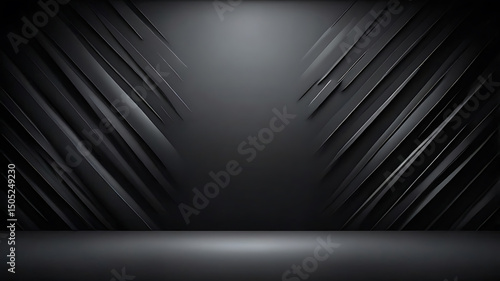 abstract black backgrounds design for product display.