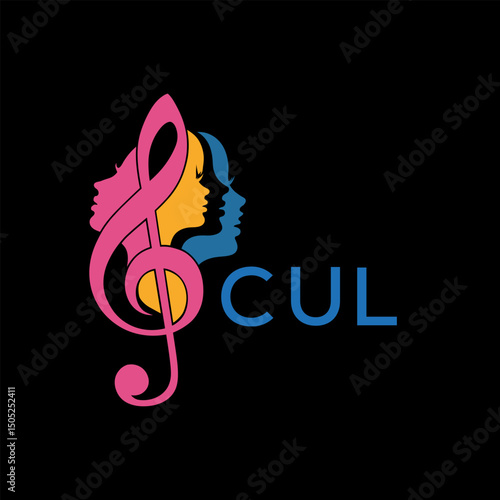 CUL letter logo. CUL blue image on white background. CUL Monogram logo design for entrepreneur and business CUL best icon.
