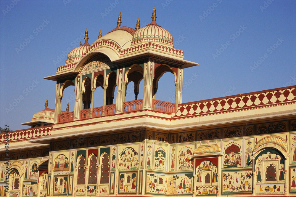 Fototapeta premium Rani Sisodiya garden, Jaipur, Rajasthan, India