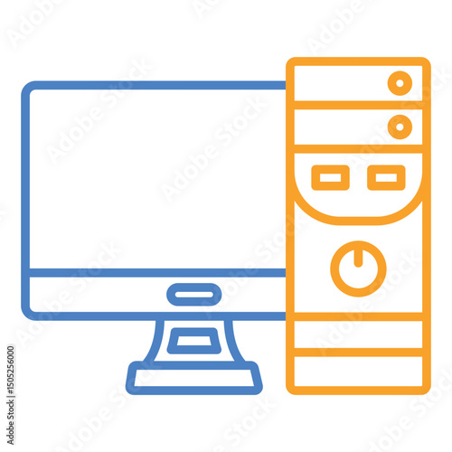Desktop computer Icon