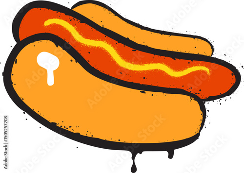 Graffiti Hot Dog