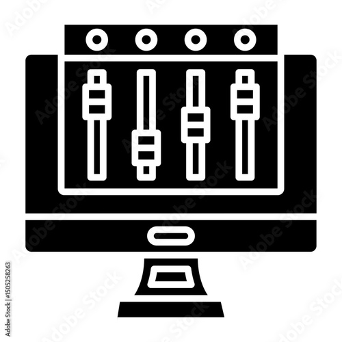 Desktop computer Icon