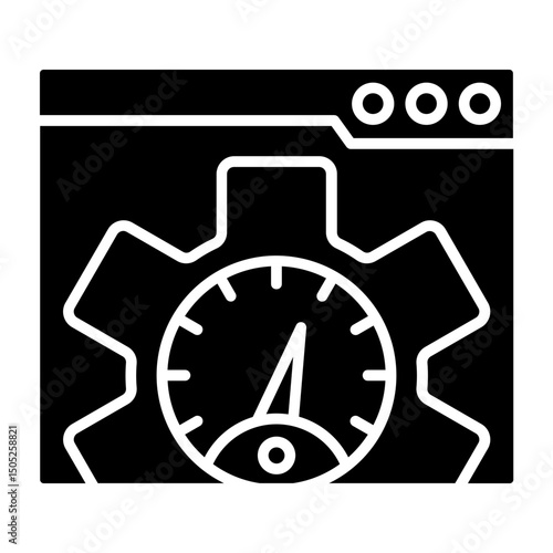 Web speed test Icon