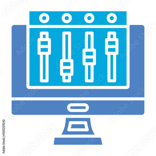 Desktop computer Icon