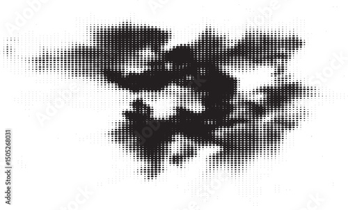Halftone Cloud Texture