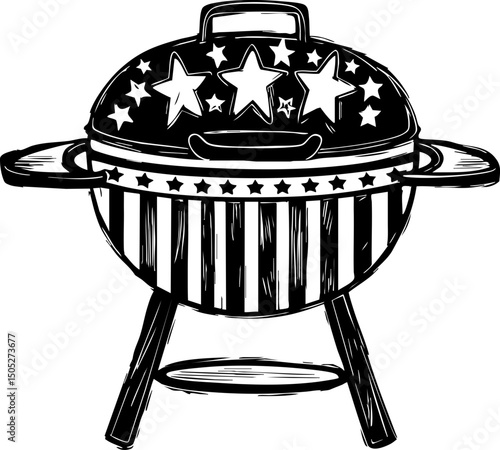 Outdoor barbecue celebration backyard festive atmosphere creative perspective fun family gathering