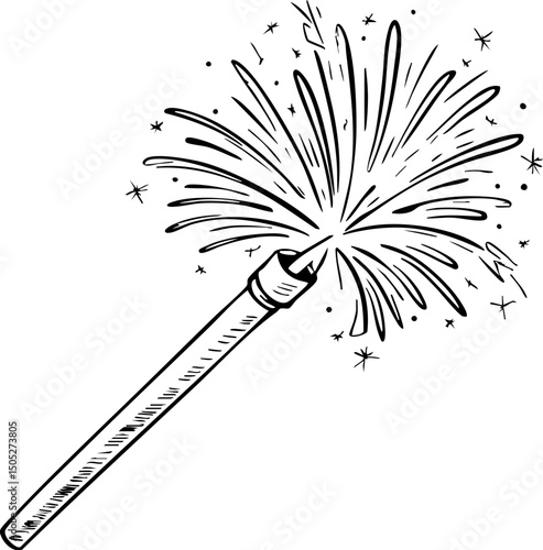 Celebrating new year’s eve with sparkling fireworks display city streets digital art festive atmosphere aerial view celebration