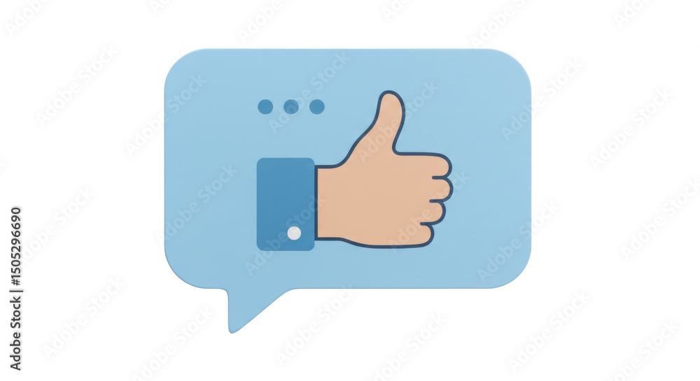 Isolated Like Speech Bubble Isolated Like Speech Bubble