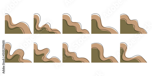 Abstract Blob Corner