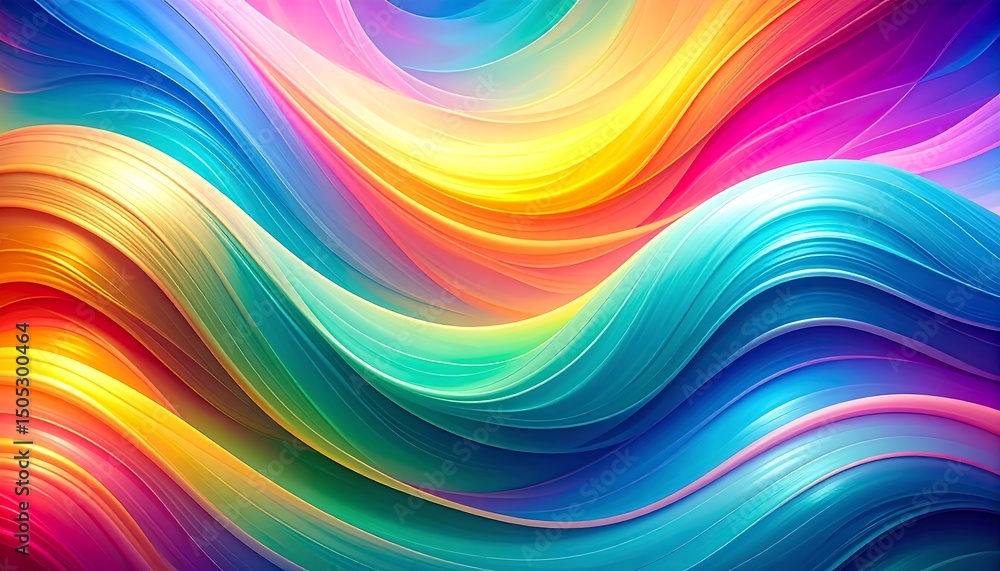 Colorful Abstract Wave Background. (1) Colorful Abstract Wave Background. (1)