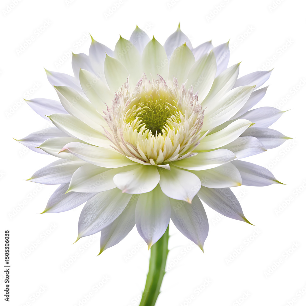 Obraz premium Night queen flower isolated on white background