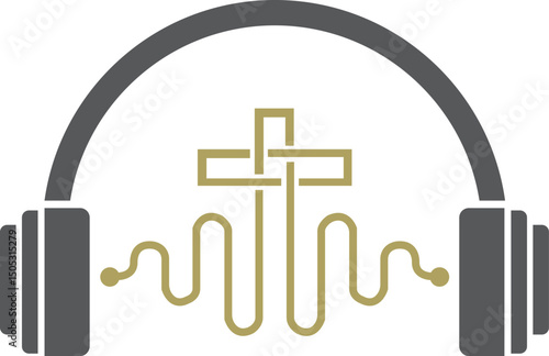 Modern Church Logo Christian Music Logo Design