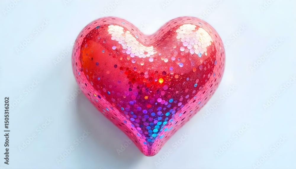 Fototapeta premium heart shaped ice cream