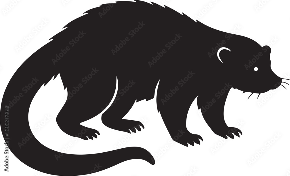Obraz premium binturong vector