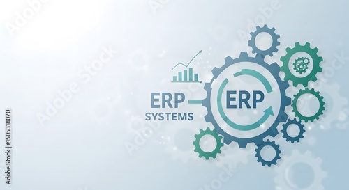 ERP System Dashboard – Enterprise Resource Planning Software Interface