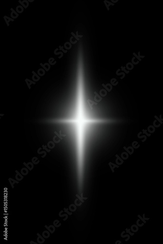 Black background with space light effect