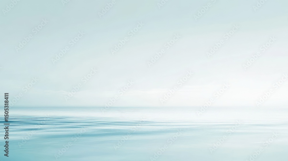 Obraz premium Mint-to-white gradient background with smooth vertical blend
