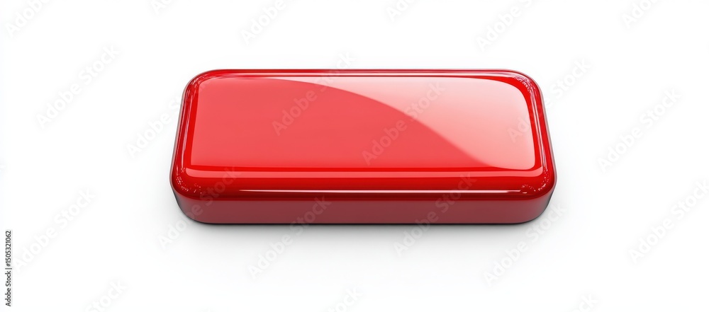 There is a vibrant red rectangle displayed prominently on a white background There is a vibrant red rectangle displayed prominently on a white background