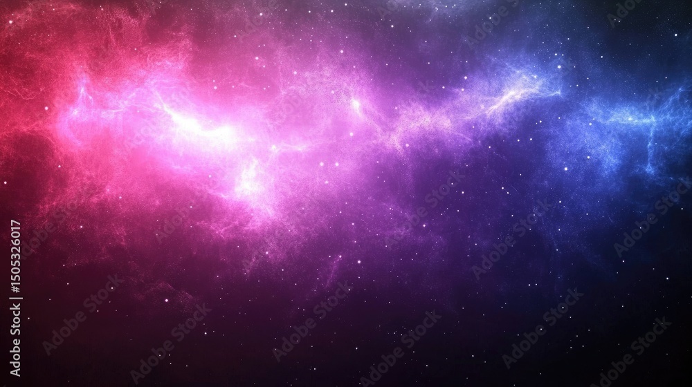 Vibrant nebula in a deep space, filled with stars. Vibrant nebula in a deep space, filled with stars.