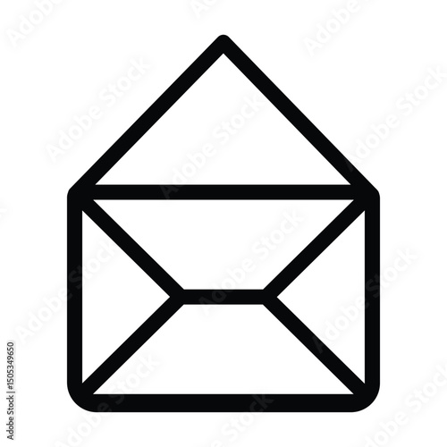 Mail icon vector, Abstract Mail icon symbol sign, free e-mail icon vector