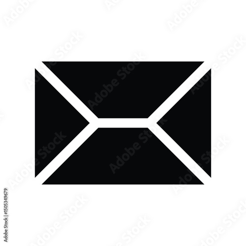 Mail icon vector, 郵便, メールアイコン,  E-m ail icon vector, illustration, message, envelope symbol isolated on white background,