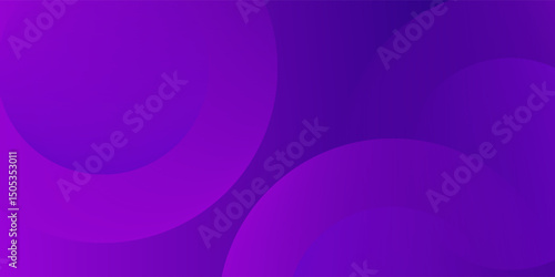 Minimal geometric background. Purple elements with fluid gradient. Dynamic shapes composition. Eps10 vector