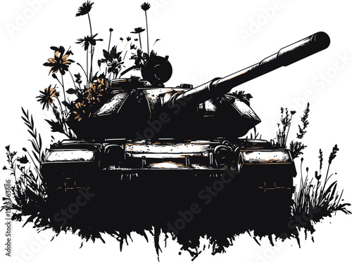 grunge military background