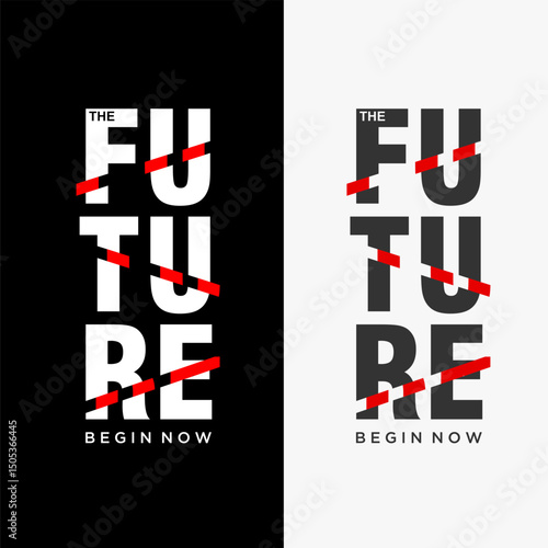 build the future typography for print t shirt and others.